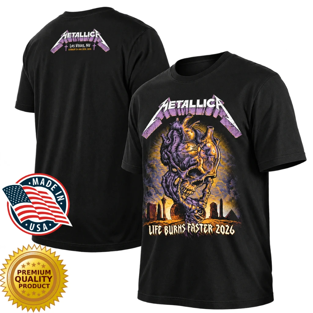Metallica Sphere Las Vegas 2026 Week 2 Event T-Shirt