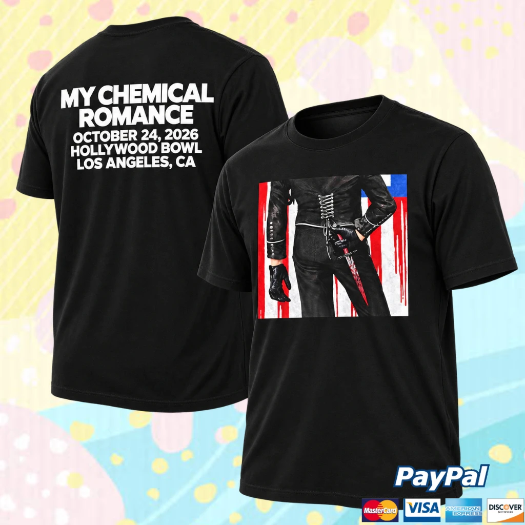 My Chemical Romance Hollywood Bowl Los Angeles Event T-Shirt 2026